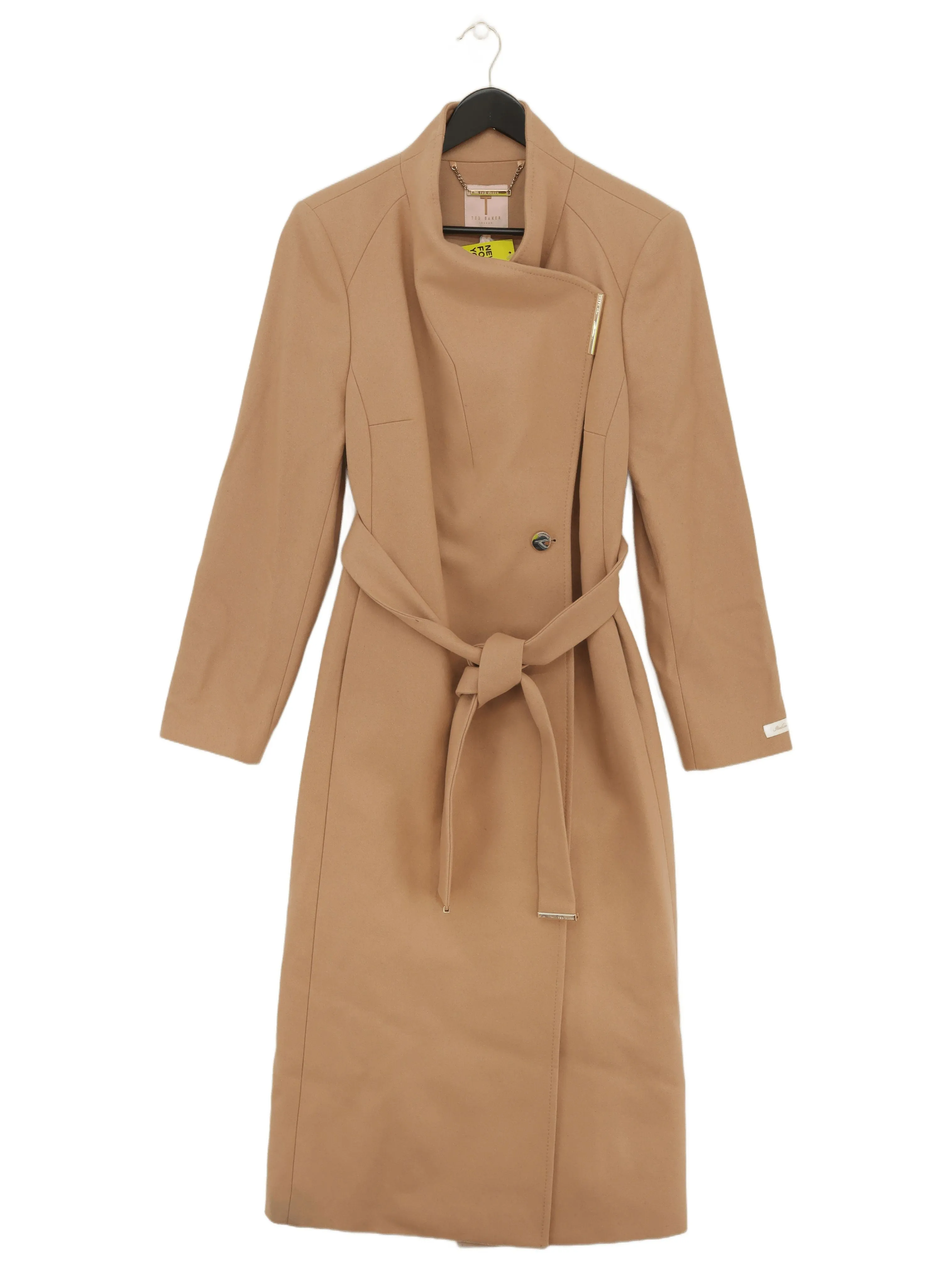 Ted Baker Women's Coat UK 14 Brown