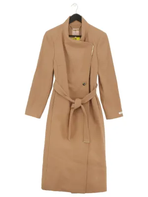 Ted Baker Women's Coat UK 14 Brown