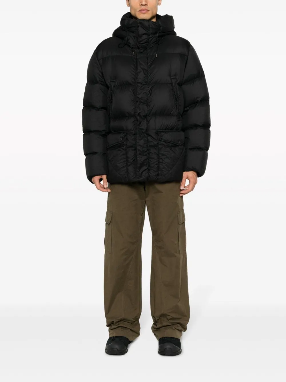 TEN C Coats Black