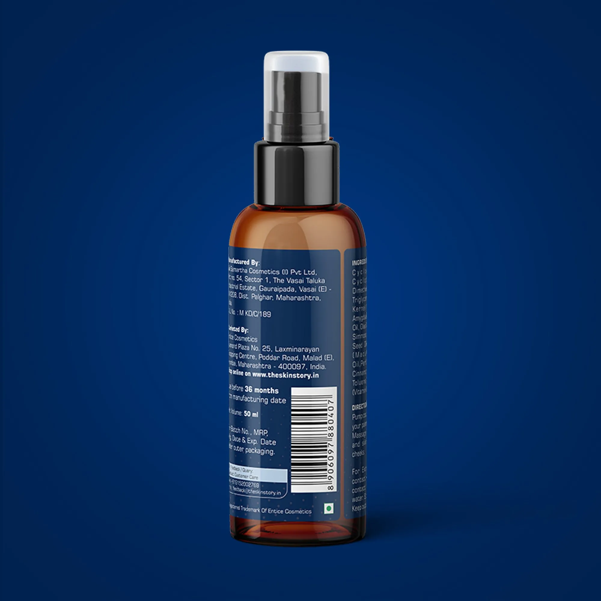 The Beard Story  Beard Oil For Grooming | For Men | Long Lasting Moisturisation | Non Sticky | Macadamia Oil, Olive Oil & Jojoba Oil | Pack of 2