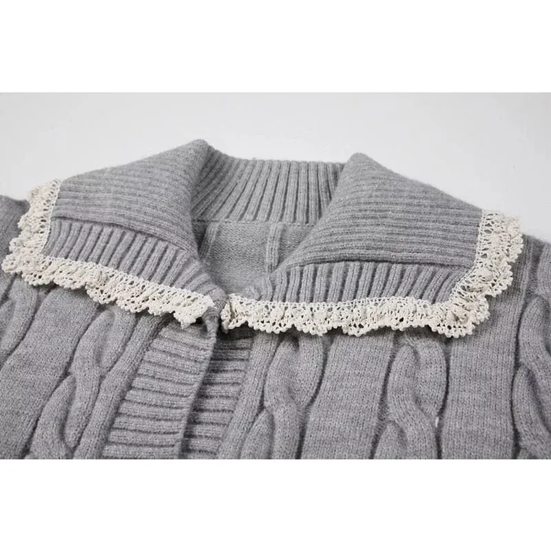 The Poppy Oversized Long Sleeve Knit Cardigan