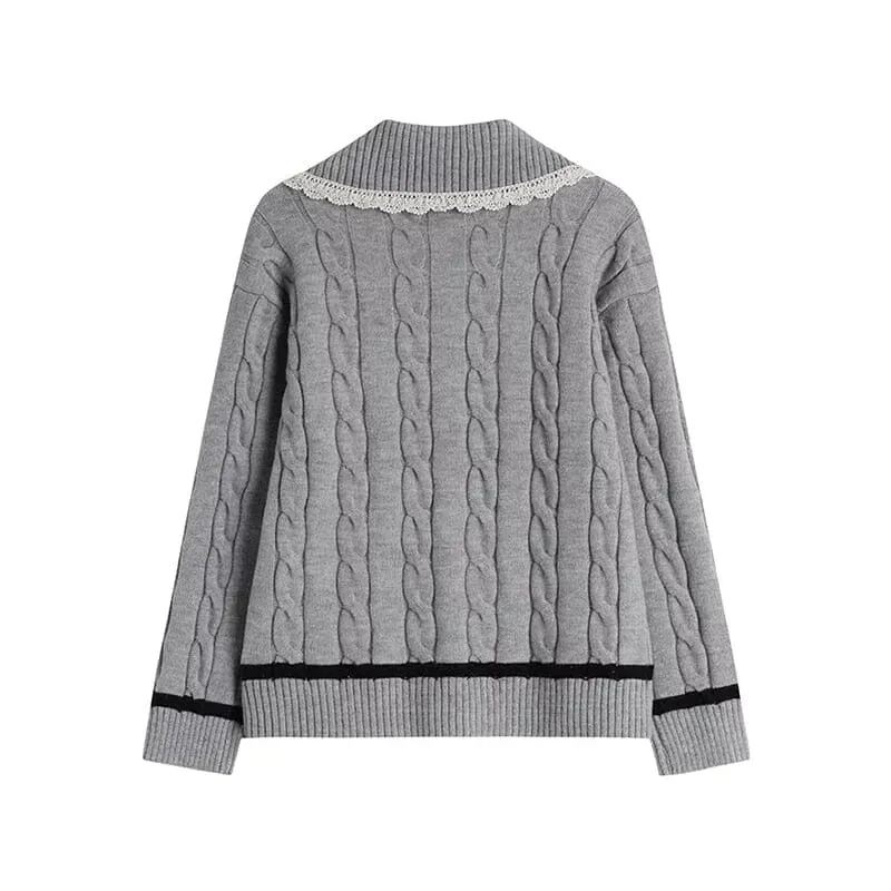 The Poppy Oversized Long Sleeve Knit Cardigan