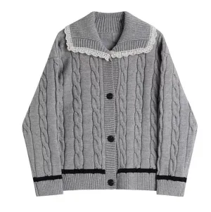 The Poppy Oversized Long Sleeve Knit Cardigan
