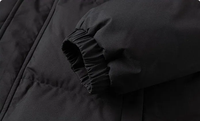 Thickened Zip-up Quilted Puffer Jacket for the Outdoors
