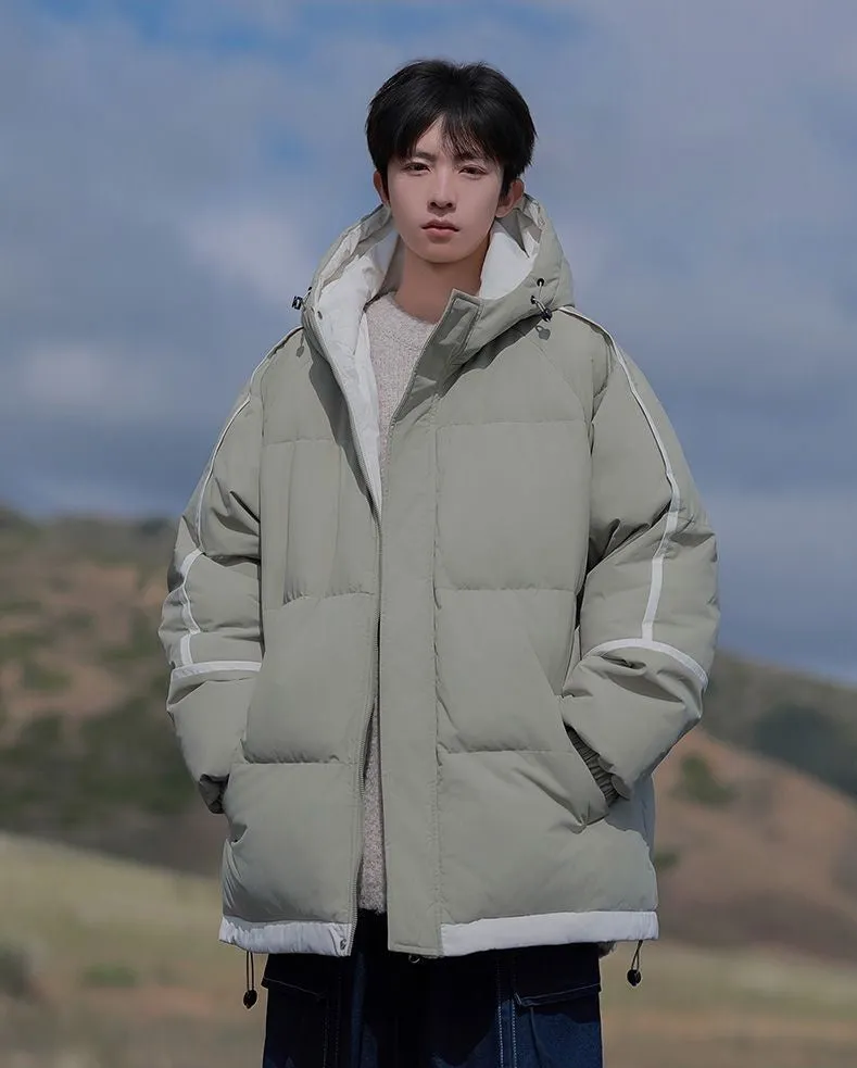 Thickened Zip-up Quilted Puffer Jacket for the Outdoors