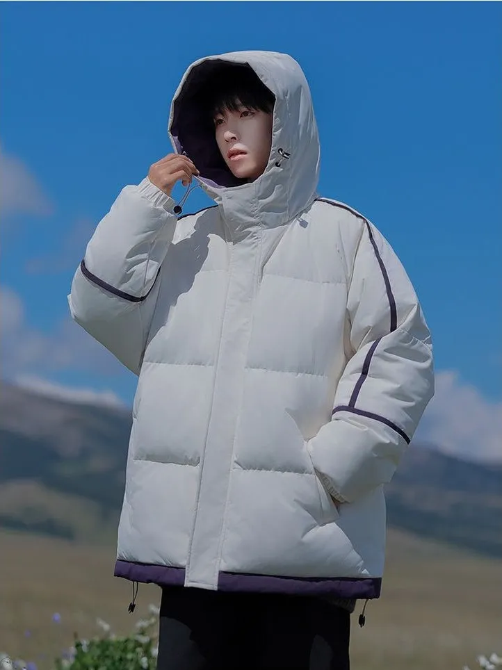 Thickened Zip-up Quilted Puffer Jacket for the Outdoors