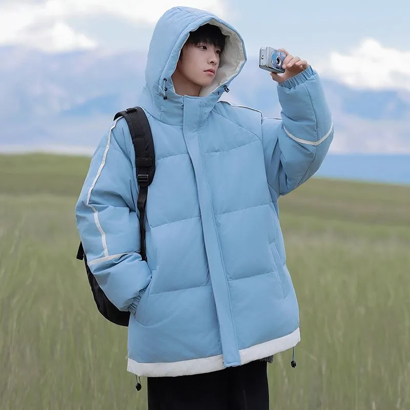 Thickened Zip-up Quilted Puffer Jacket for the Outdoors