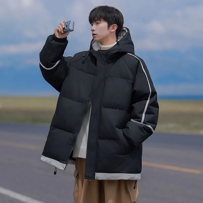 Thickened Zip-up Quilted Puffer Jacket for the Outdoors