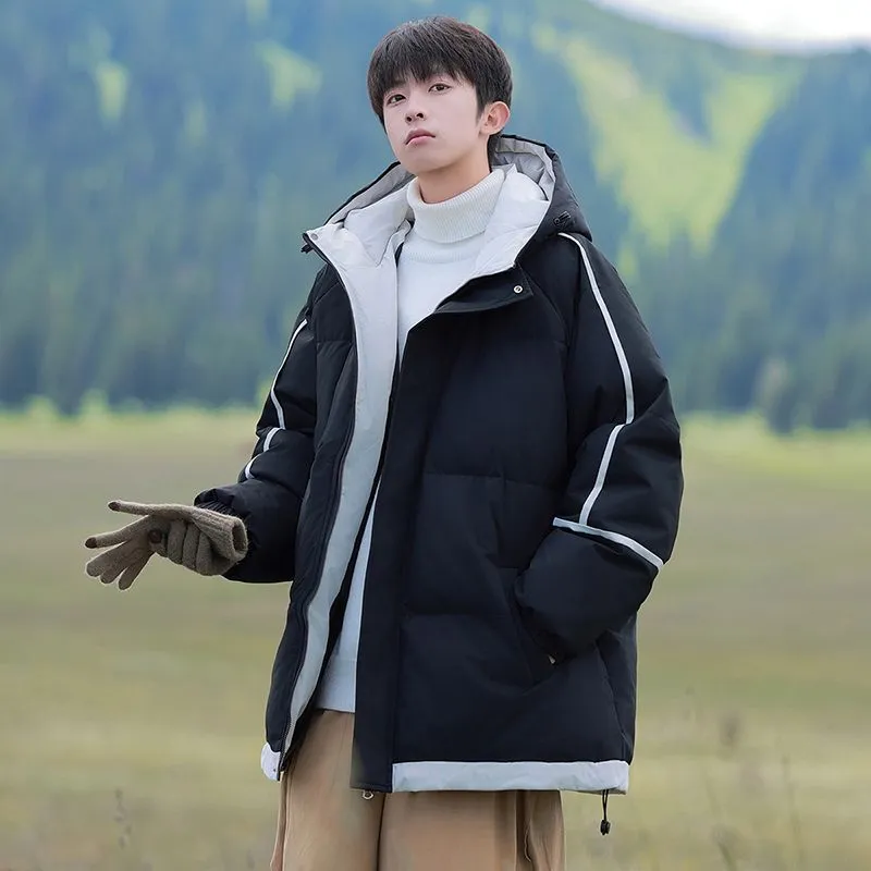 Thickened Zip-up Quilted Puffer Jacket for the Outdoors