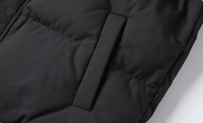 Thickened Zip-up Quilted Puffer Jacket for the Outdoors