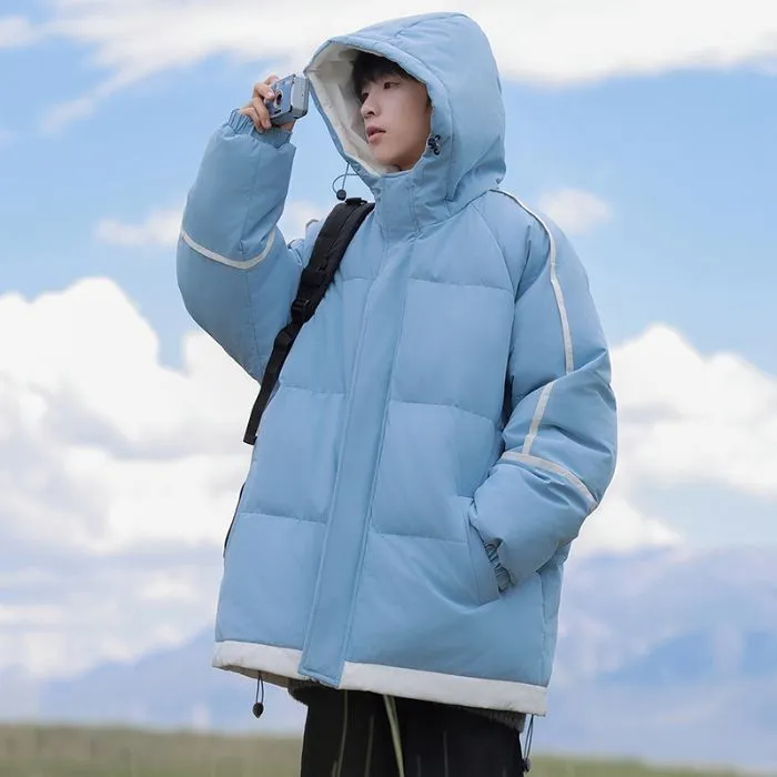 Thickened Zip-up Quilted Puffer Jacket for the Outdoors