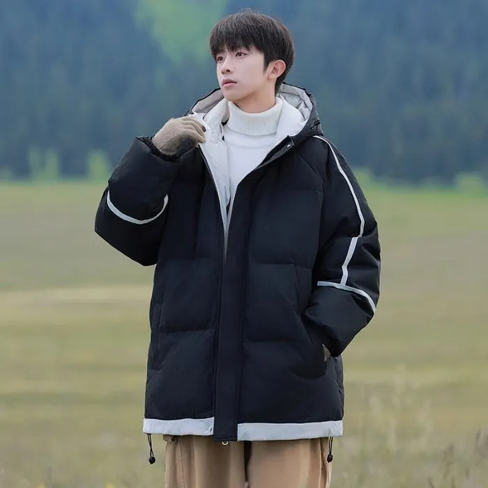 Thickened Zip-up Quilted Puffer Jacket for the Outdoors