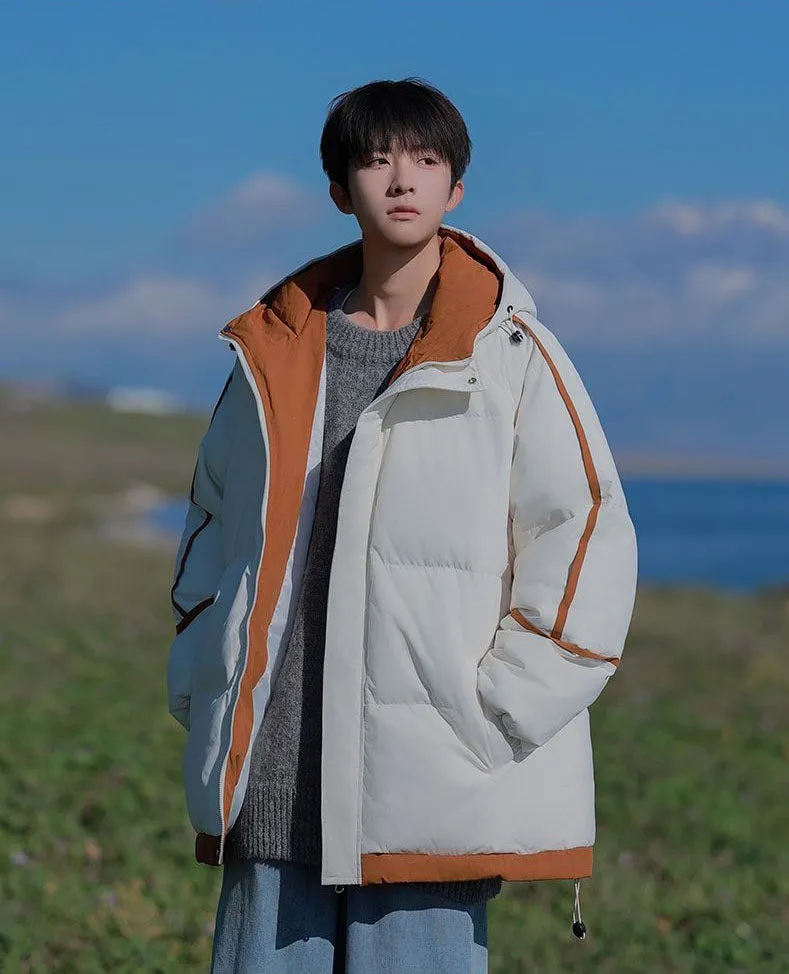 Thickened Zip-up Quilted Puffer Jacket for the Outdoors