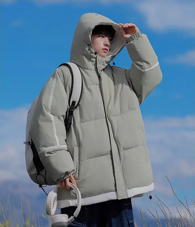 Thickened Zip-up Quilted Puffer Jacket for the Outdoors