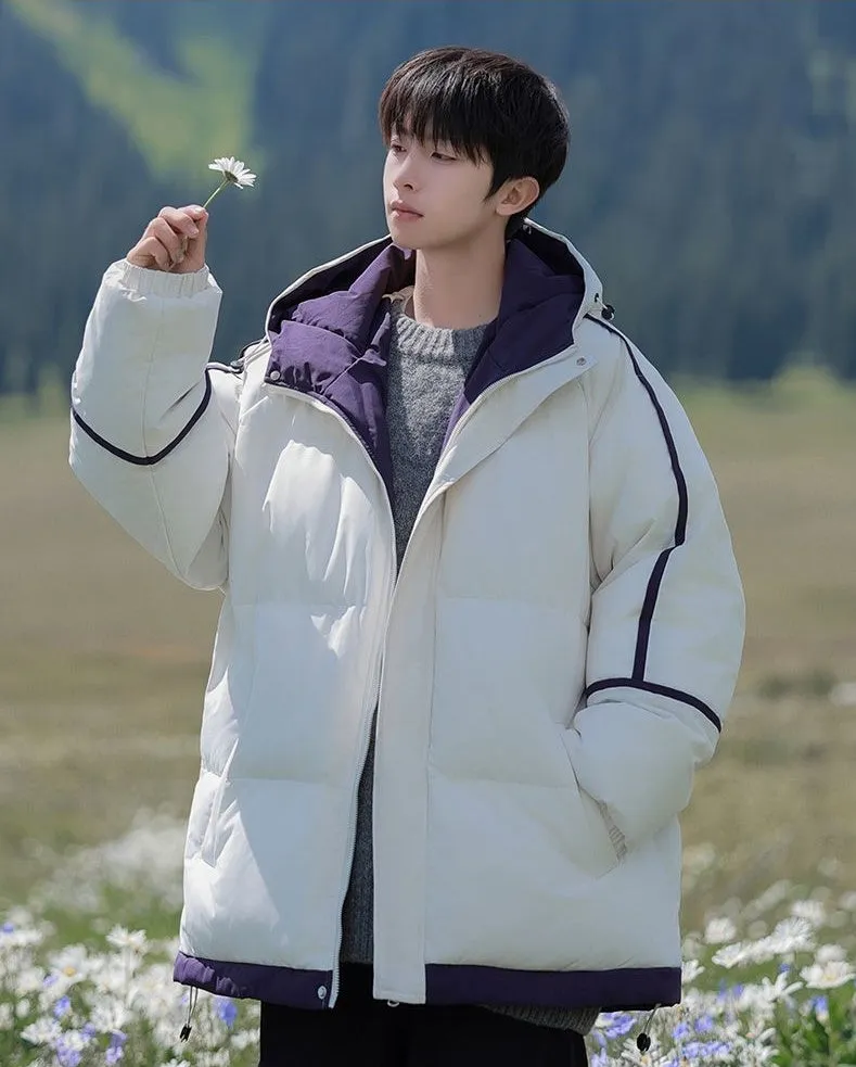 Thickened Zip-up Quilted Puffer Jacket for the Outdoors