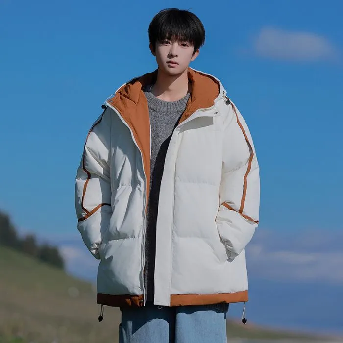 Thickened Zip-up Quilted Puffer Jacket for the Outdoors