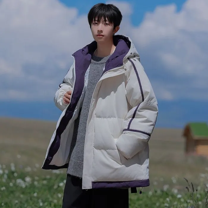 Thickened Zip-up Quilted Puffer Jacket for the Outdoors