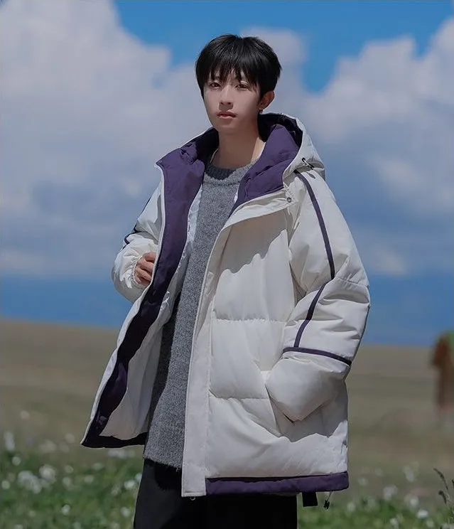 Thickened Zip-up Quilted Puffer Jacket for the Outdoors