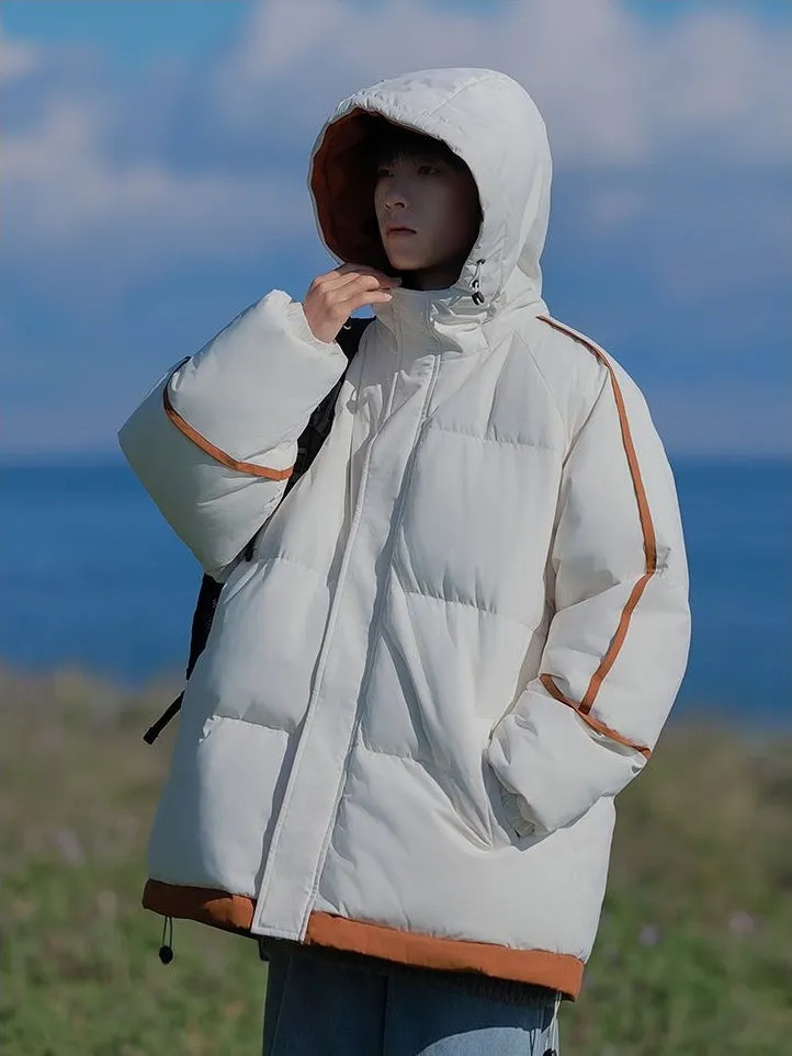 Thickened Zip-up Quilted Puffer Jacket for the Outdoors