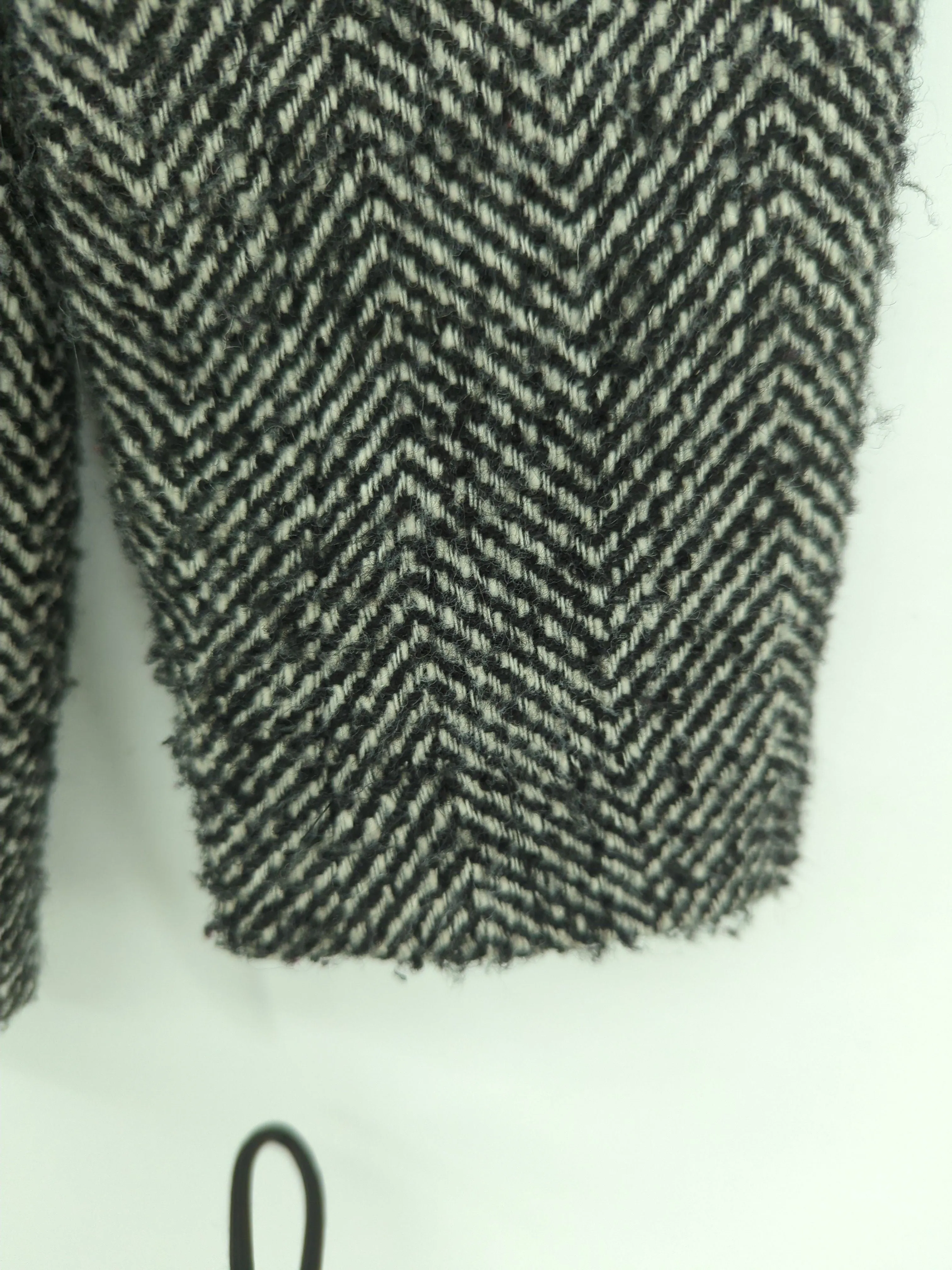 Thought Women's Blazer UK 12 Black Polyester with Wool