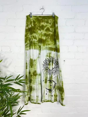 Tie Dye Wide Leg Trousers