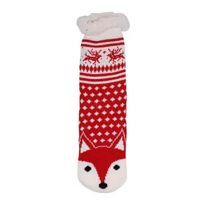 Todd the Fox Sherpa Lined Socks