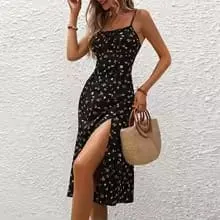 Traf Women 2024 Women'S Casual Summer Dress Sleeveless Sundress Tank Dresses Beach Dress Saias Femininas платье женское летнее