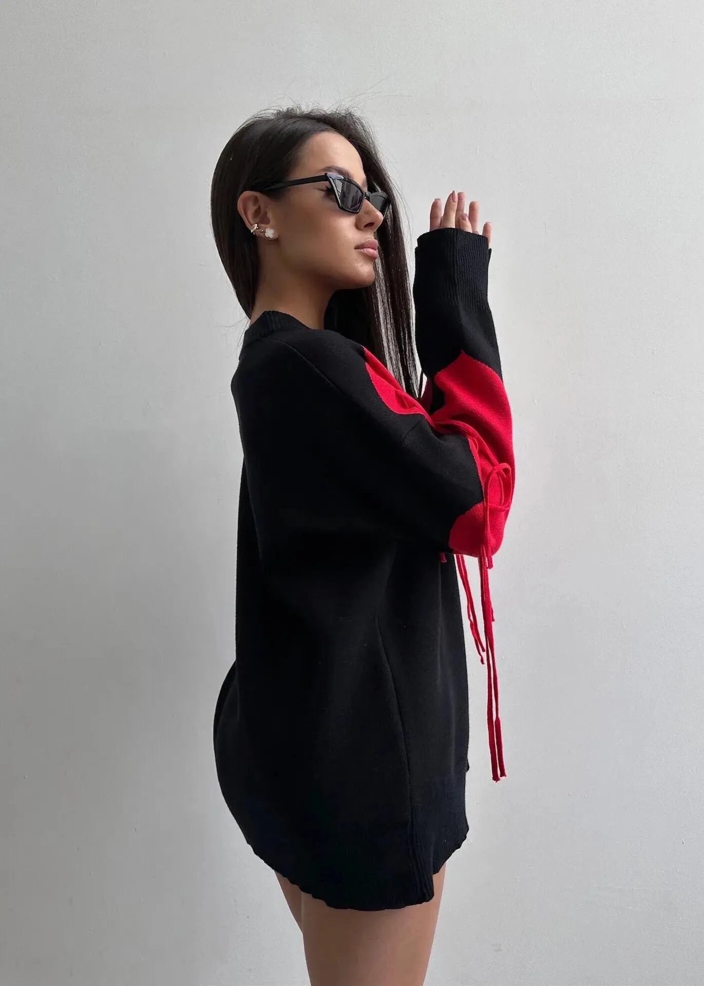 Trendy Pink Heart Pullover - Playful Comfort