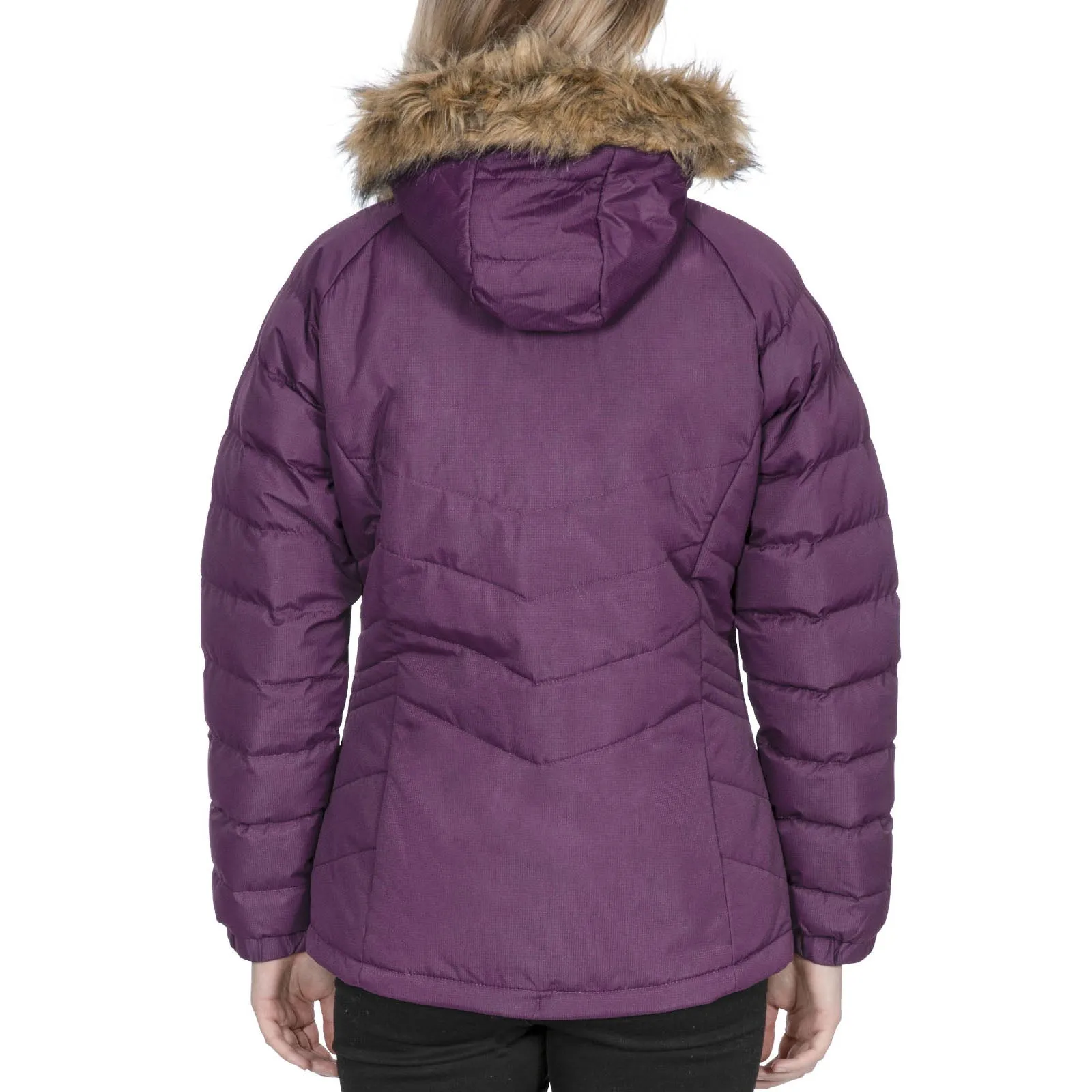 Trespass Womens Nadina Fur Lined Padded Jacket