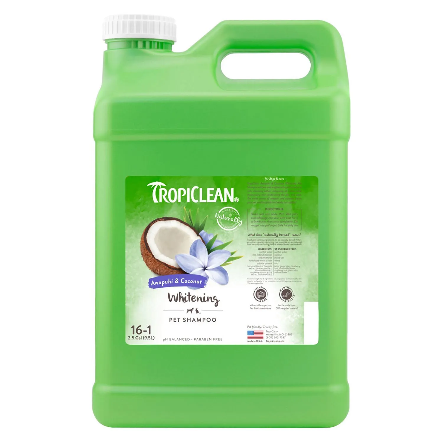 TropiClean Awapuhi & Coconut Cat & Dog Shampoo