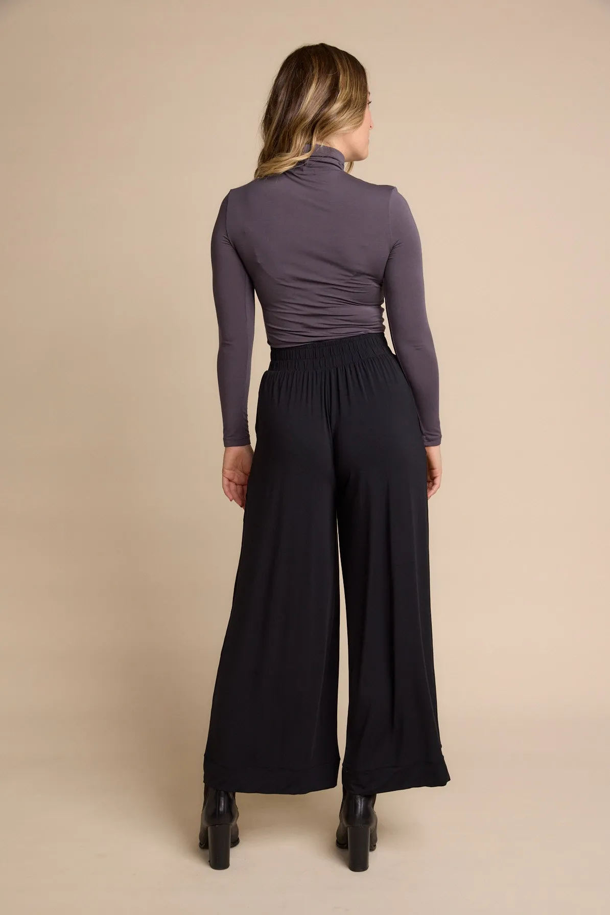 Turtle Neck Long Sleeve - Grape
