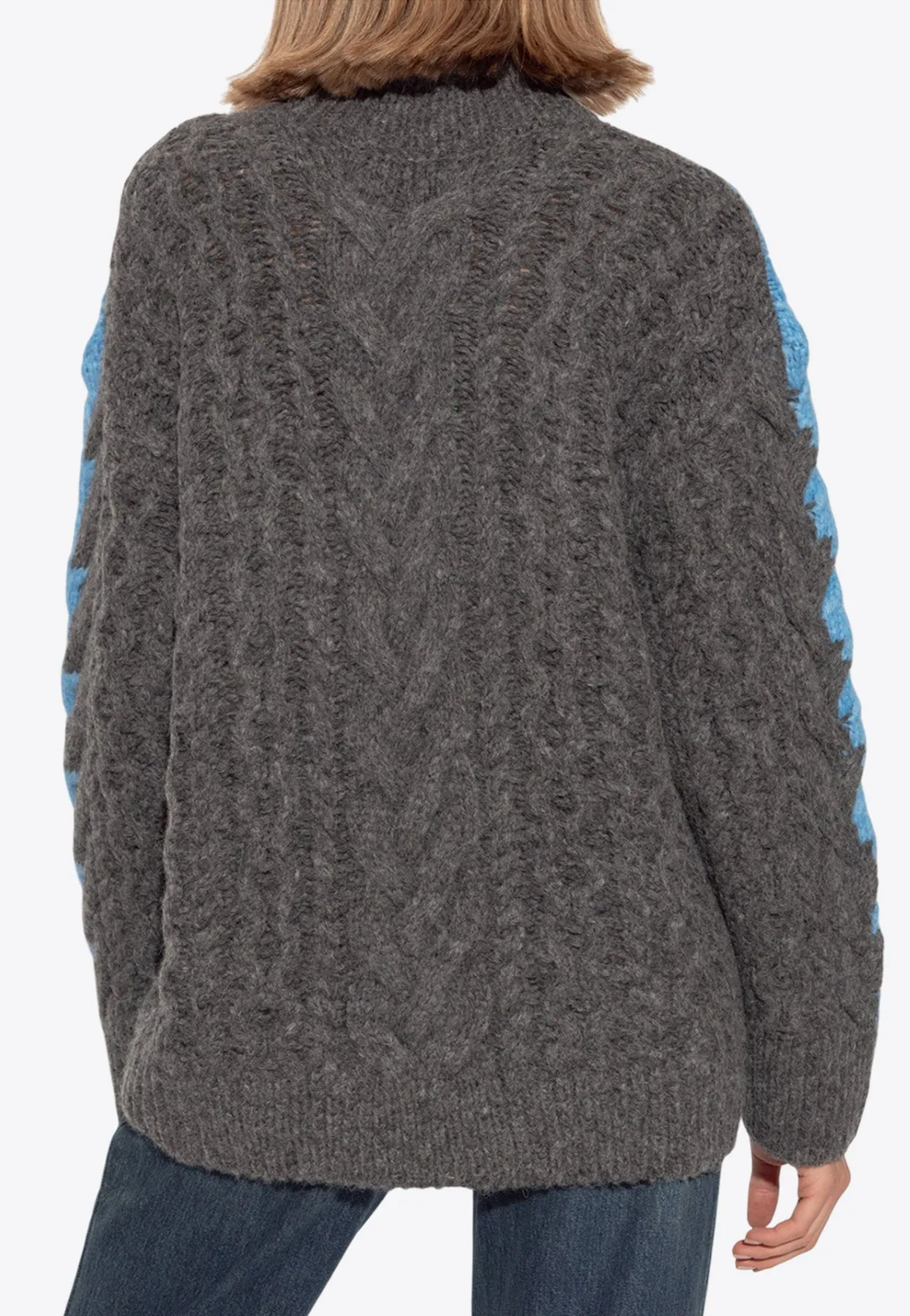 Turtleneck Cable Knit Sweater