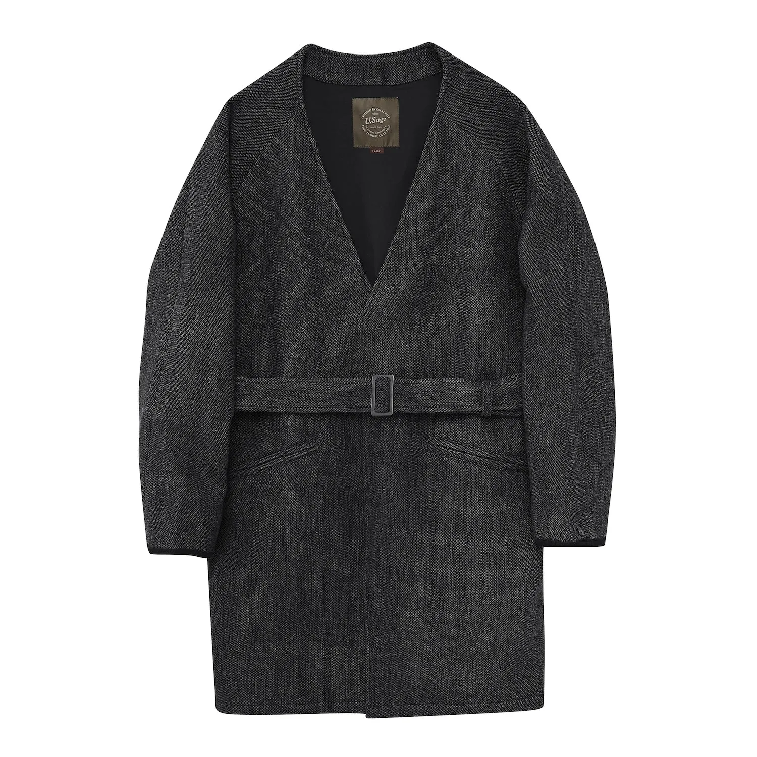 Tweed Belted Coat