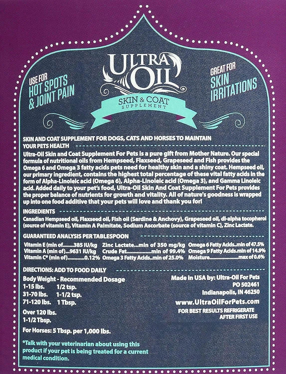Ultra Oil Skin Coat Supplement