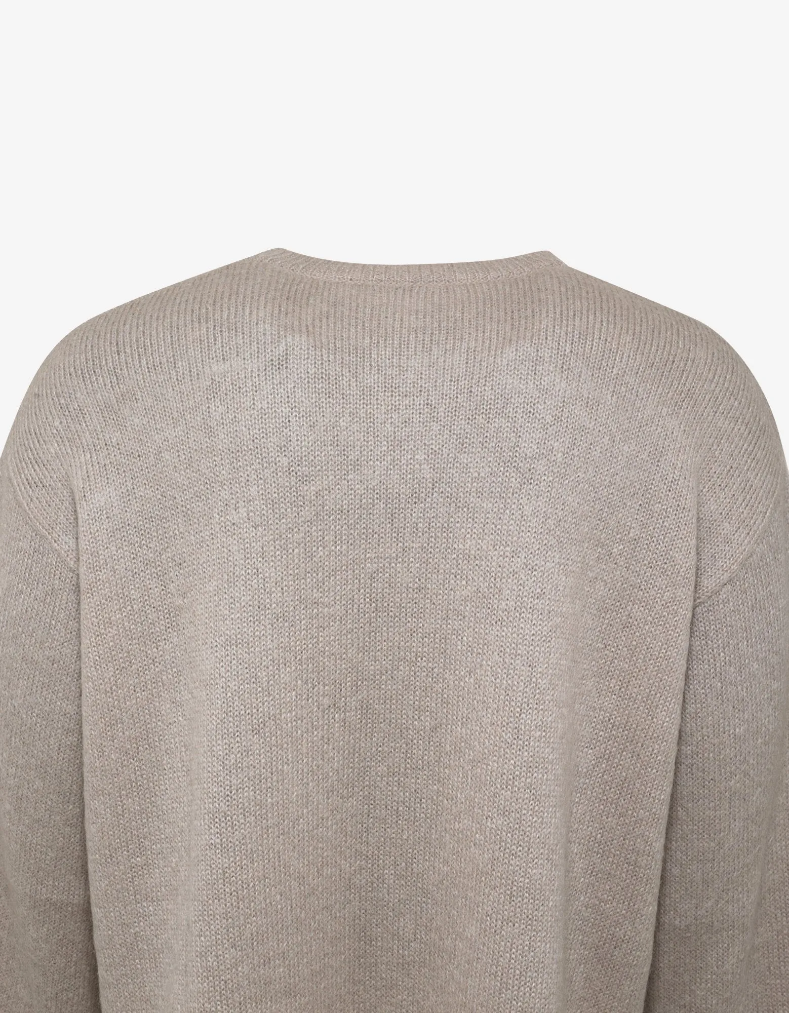 Undercover Beige V Face UFO Oversized Sweater