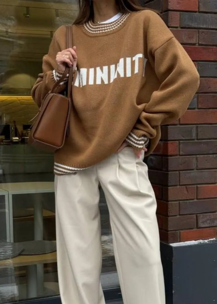 Urban Casual Oversized Knit Sweater