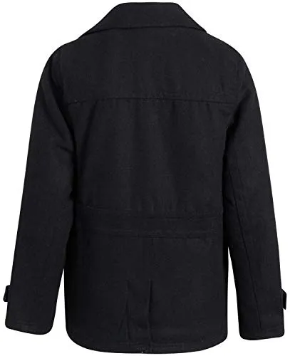 Urban Republic Boys' Faux-Fur Lined Peacoat