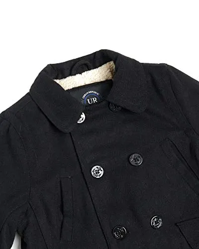 Urban Republic Boys' Faux-Fur Lined Peacoat