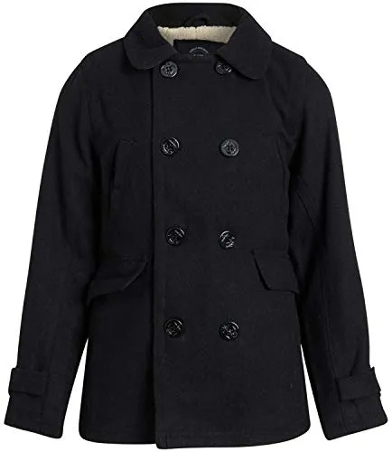 Urban Republic Boys' Faux-Fur Lined Peacoat