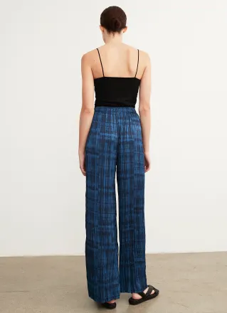 Vince Crushed Tie Dye Pull On Pant