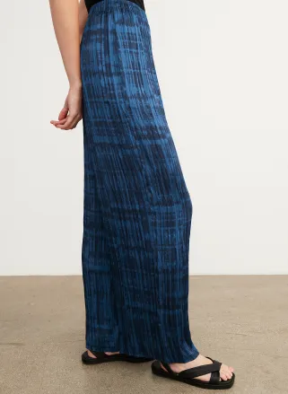 Vince Crushed Tie Dye Pull On Pant