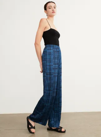 Vince Crushed Tie Dye Pull On Pant