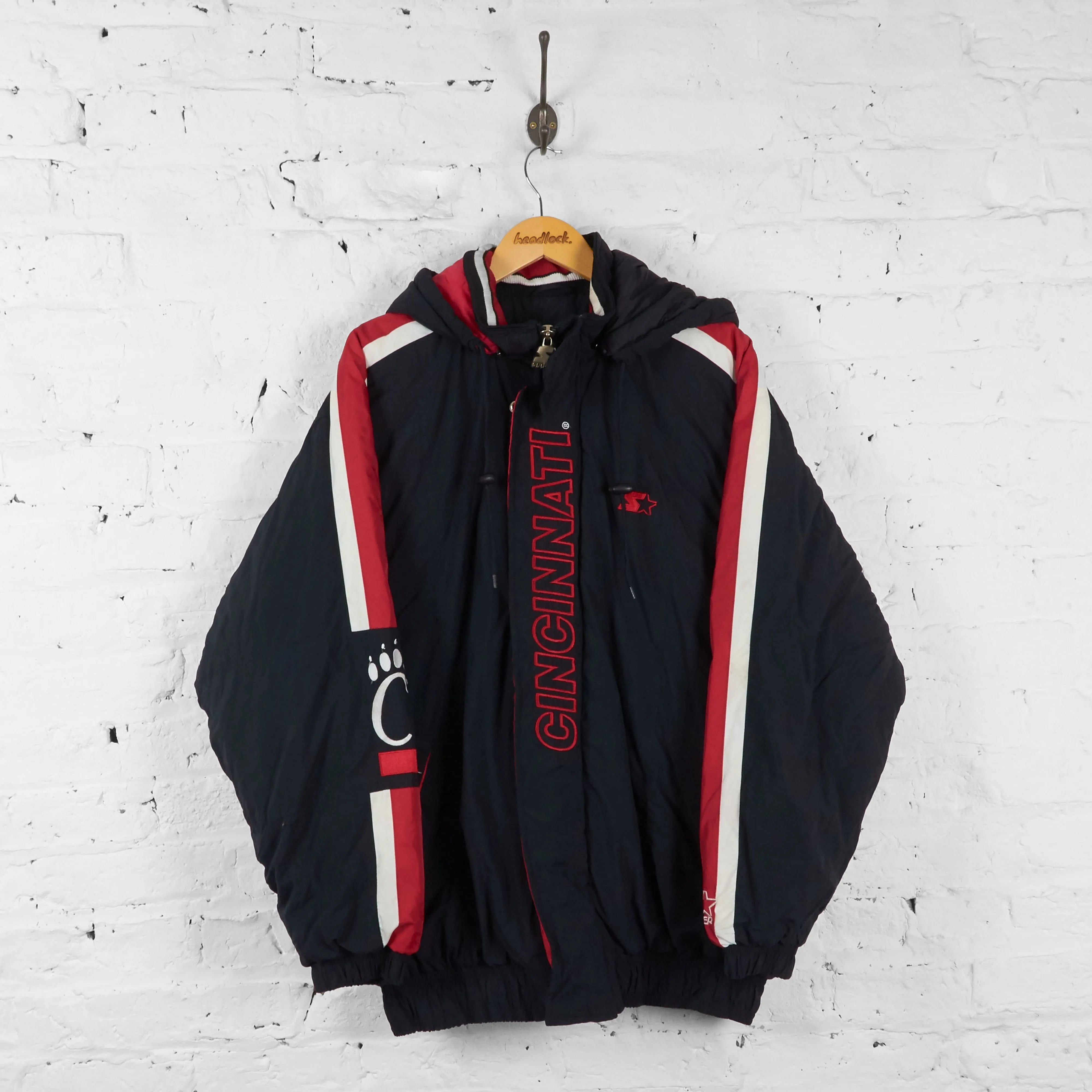 Vintage Cincinnati Bearcats University Basketball Jacket - Black - L