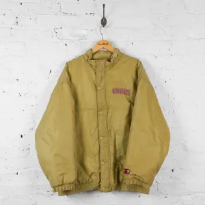 Vintage San Francisco 49ers Padded Coat  - Gold - XL