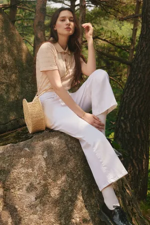 Wide Leg Ankle Length Trousers
