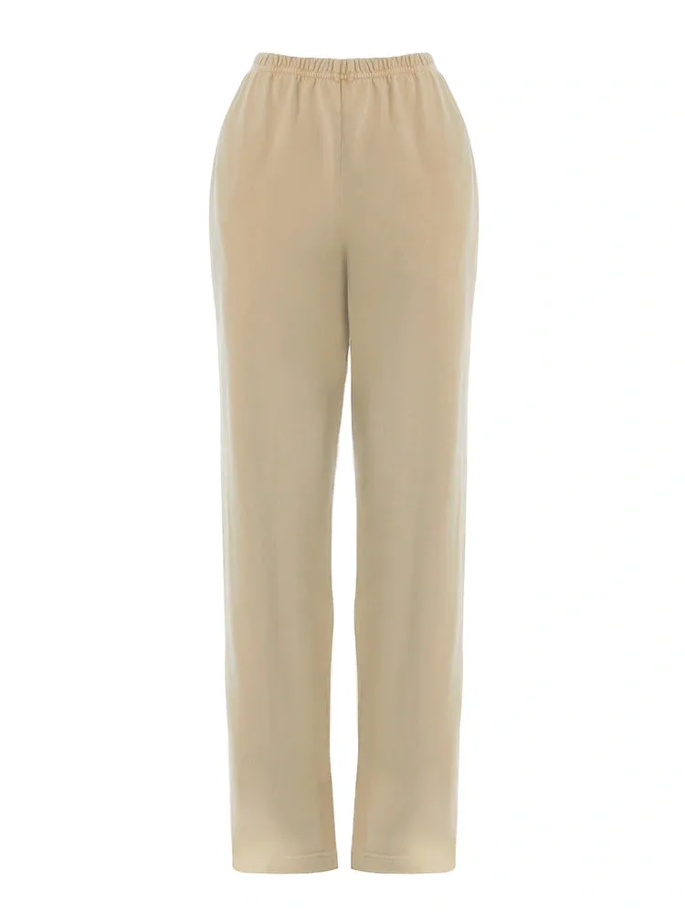 Wide-Leg Sweatpant