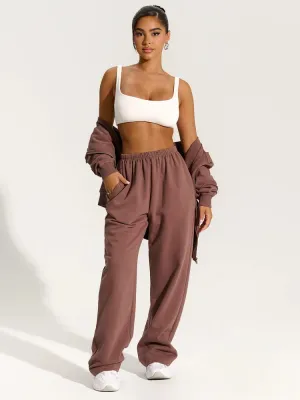 Wide-Leg Sweatpant
