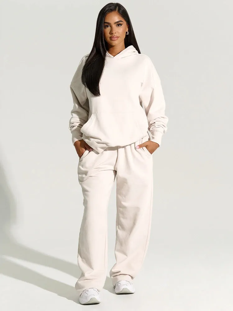 Wide-Leg Sweatpant