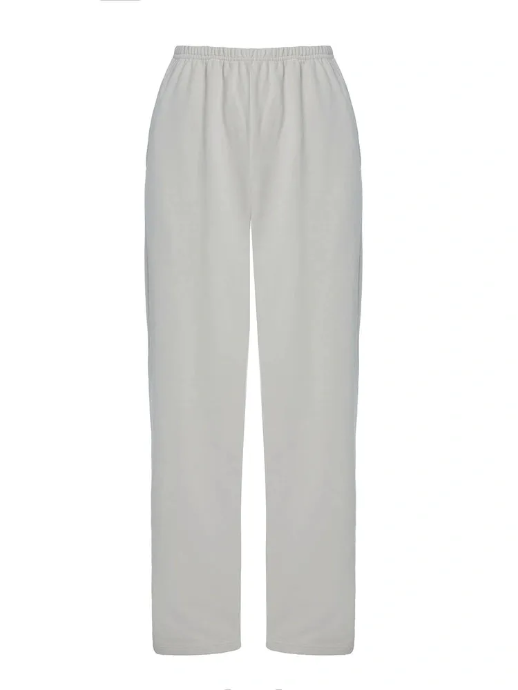 Wide-Leg Sweatpant