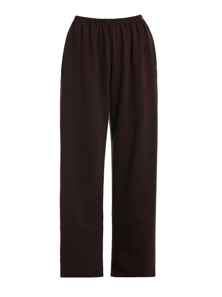 Wide-Leg Sweatpant